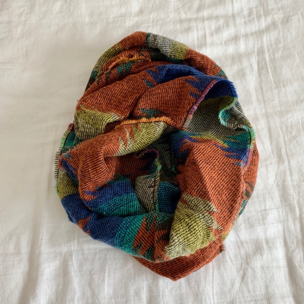 Aztec Print Infinity Scarf